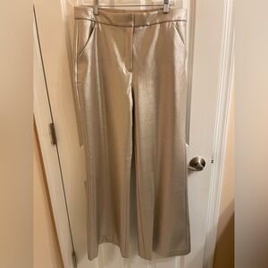 Express Metallic Wide Leg Pants